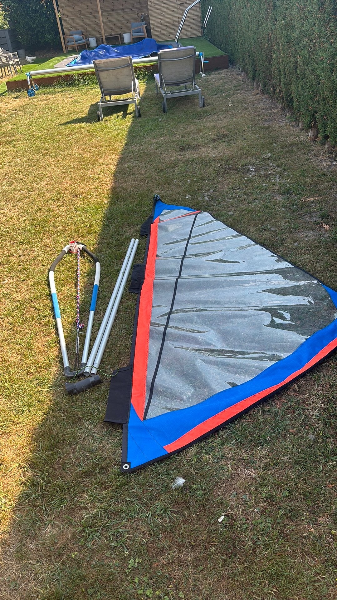 Windsurfset, Sports nautiques & Bateaux, Planche à voile, Moins de 3.5 m², Autres marques, Moins de 250 cm, Wishbone