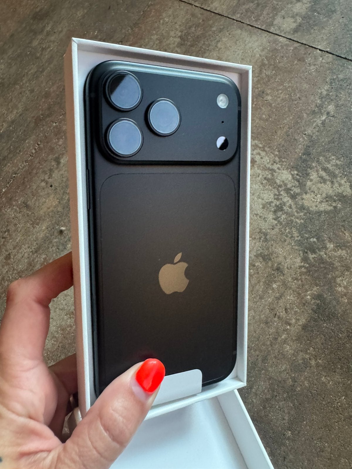 Iphone 18 pro max 256gb nieuw, Telecommunicatie, Ophalen, Zo goed als nieuw, Zwart, 256 GB