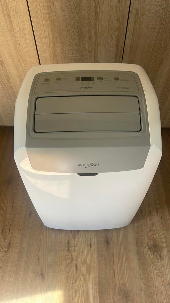 Mobiele airco Whirlpool, Elektronische apparatuur, Airco's, Ophalen, Zo goed als nieuw, Mobiele airco, Afstandsbediening