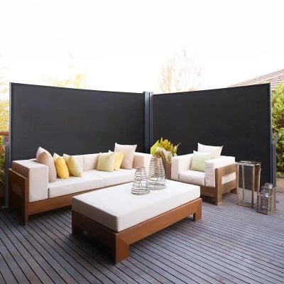 Double paravent rétractable 6m - NEUF, Jardin & Terrasse, Palissades, Enlèvement, Neuf