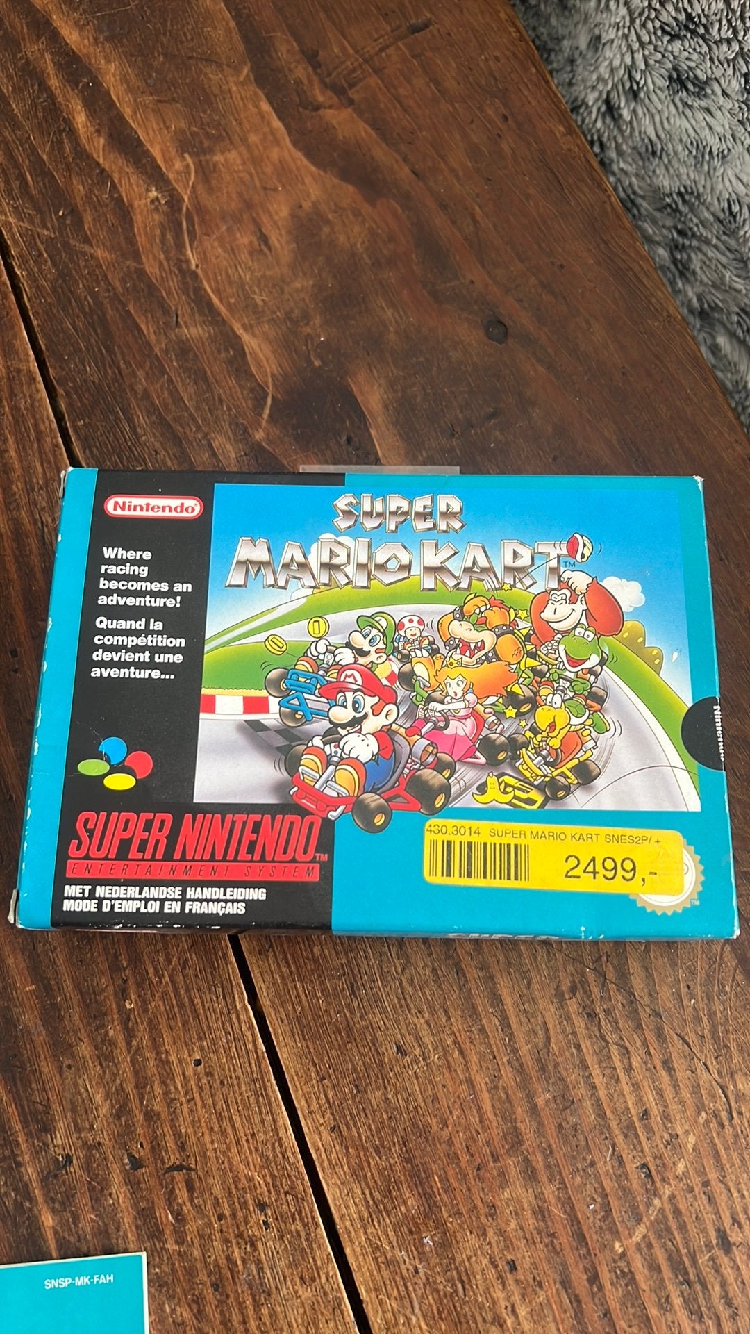 Jeu super nintendo super mario kart, Games en Spelcomputers, Spelcomputers | Nintendo Super NES, Ophalen, Zo goed als nieuw