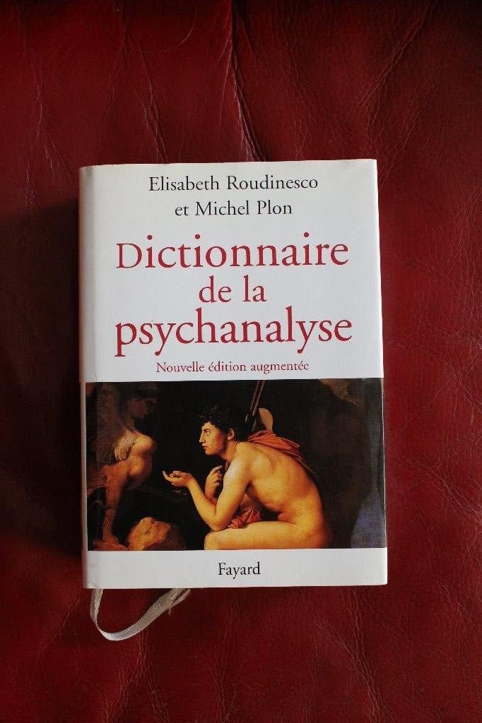 Dictionnaire de la psychanalyse Elisabeth Roudinesco M. Plon, Livres, Psychologie, Enlèvement ou Envoi, Comme neuf, Autres sujets/thèmes