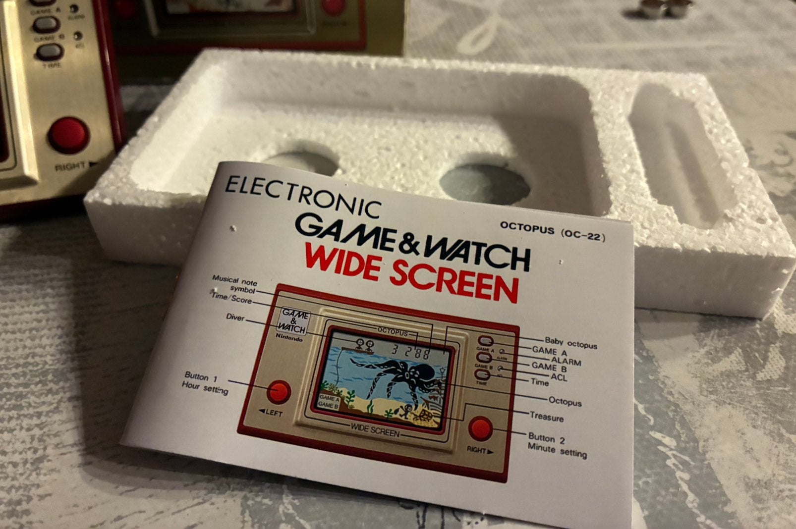 Nintendo Game&Watch Octopus OC-22 1981, Nintendo, Ophalen of Verzenden, Gebruikt, Nintendo