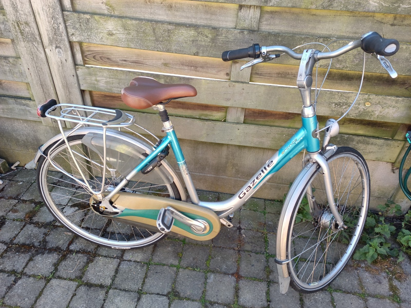 Damesfiets 28" Gazelle, Ophalen, Zo goed als nieuw, Gazelle, Versnellingen
