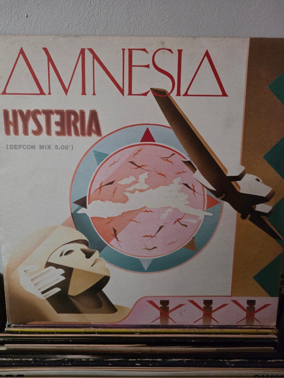 12" vinyl Amnesia Hysteria 1989, Cd's en Dvd's, Vinyl | Dance en House, Ophalen of Verzenden