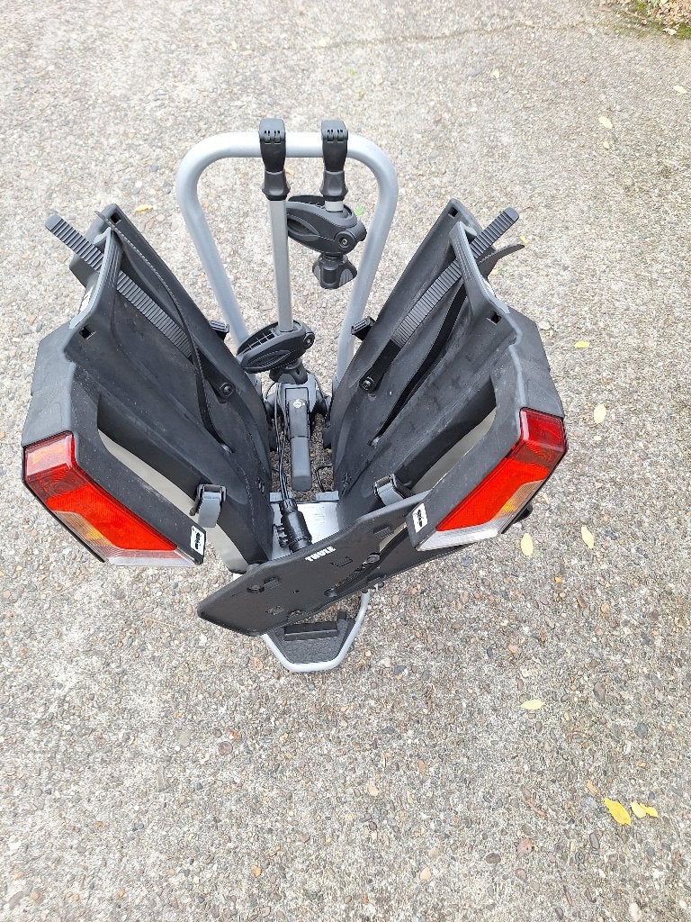 Fietsendrager auto elektrische fietsen, Auto diversen, Zo goed als nieuw, 2 fietsen, Elektrische fiets, Achterklepdrager