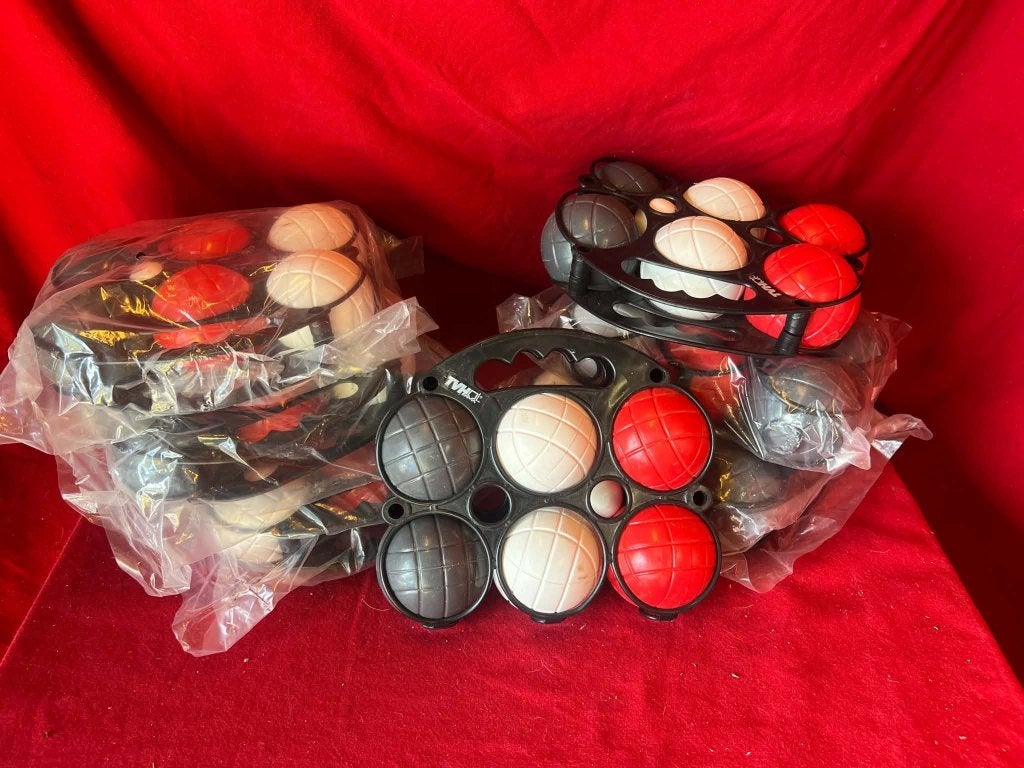 Sets de pétanque [7 pièces], Trois ou quatre joueurs, Enlèvement ou Envoi, Neuf