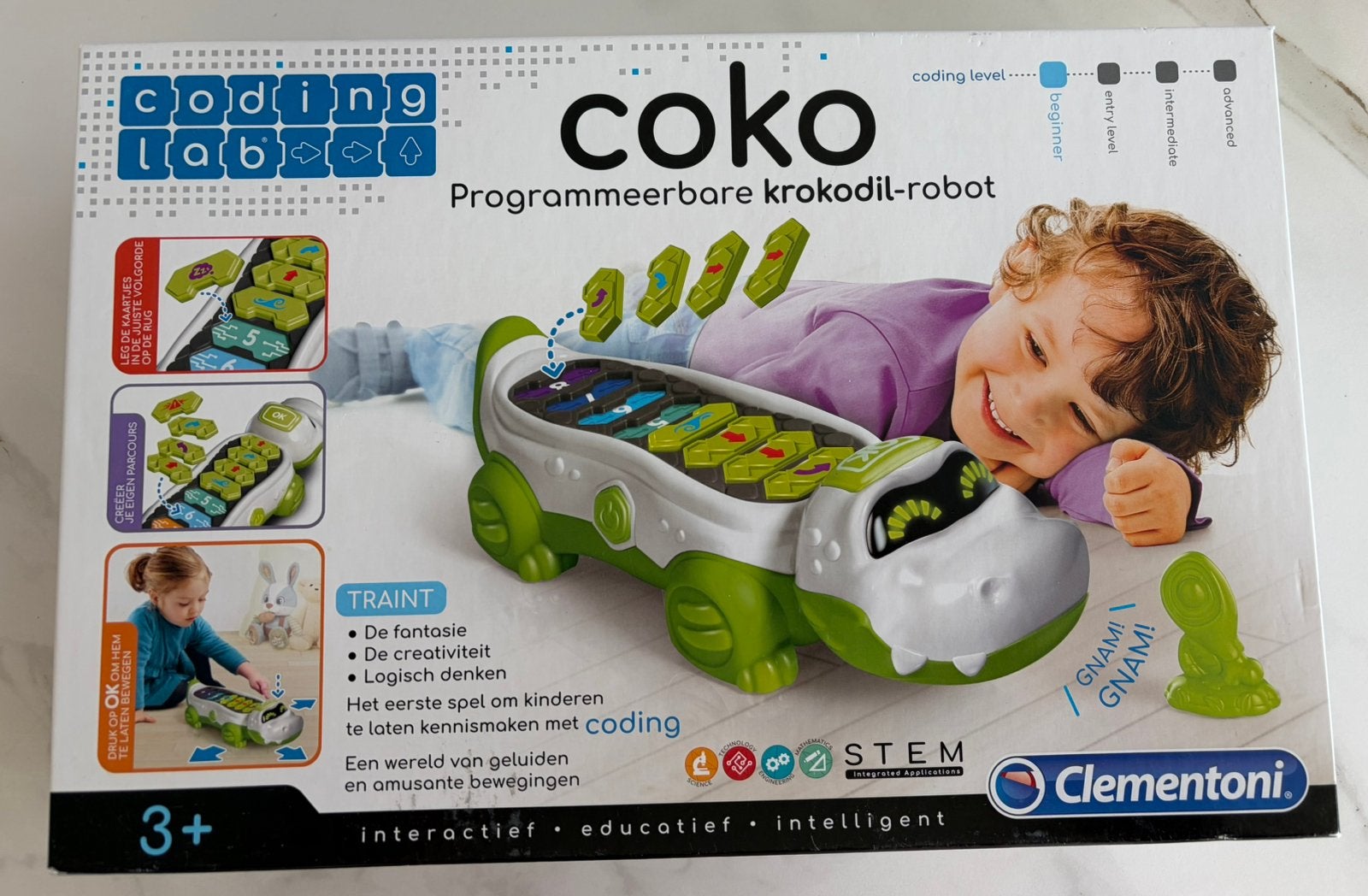 Clementoni - Coding Lab - Robot speelgoed - STEM, Kinderen en Baby's, Speelgoed | Educatief en Creatief, Ophalen, Zo goed als nieuw
