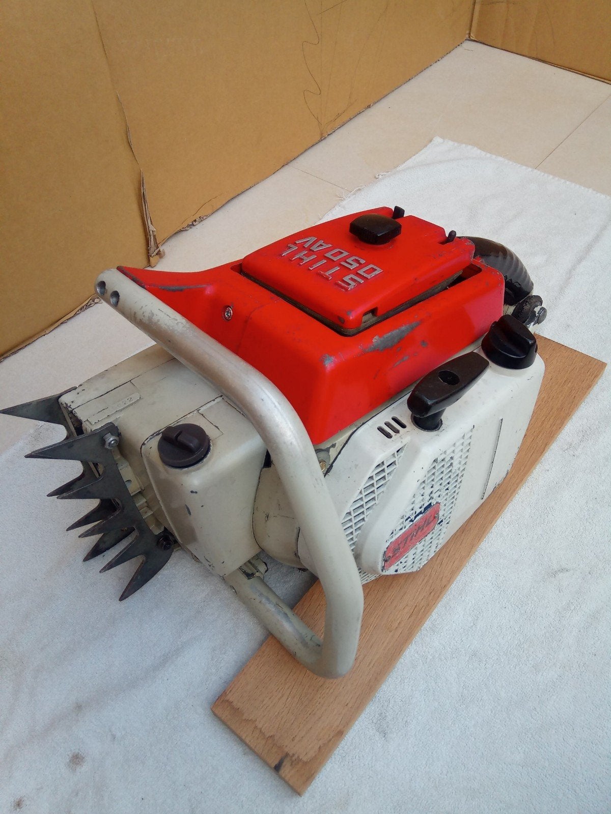 STIHL 050 AV Vintage Muscle Pro Saw, Tuin en Terras, Ophalen, Stihl