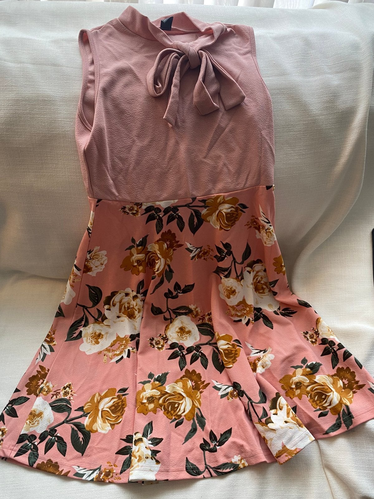 Shein Roze Bloemenjurk Maat M, Maat 38/40 (M), Nieuw, Cocktailjurk, Ophalen of Verzenden