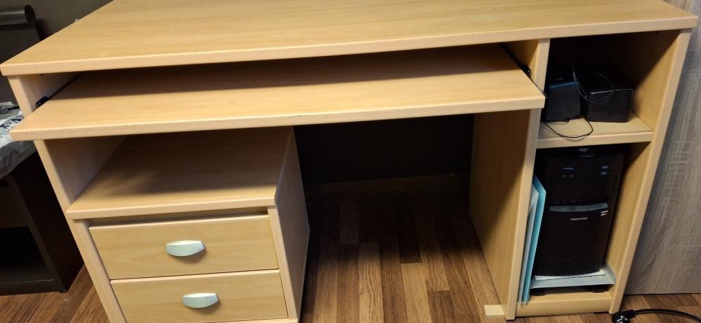 bureau, Huis en Inrichting, Bureaus, Ophalen, Gebruikt, Spaanplaat of MDF, Overige merken