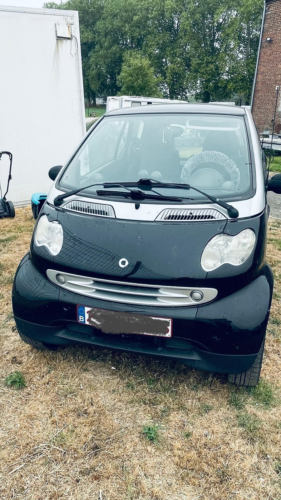 Smart Fortwo diesel, Auto's, Smart, Automaat, Overige bekleding, Zwart, Diesel
