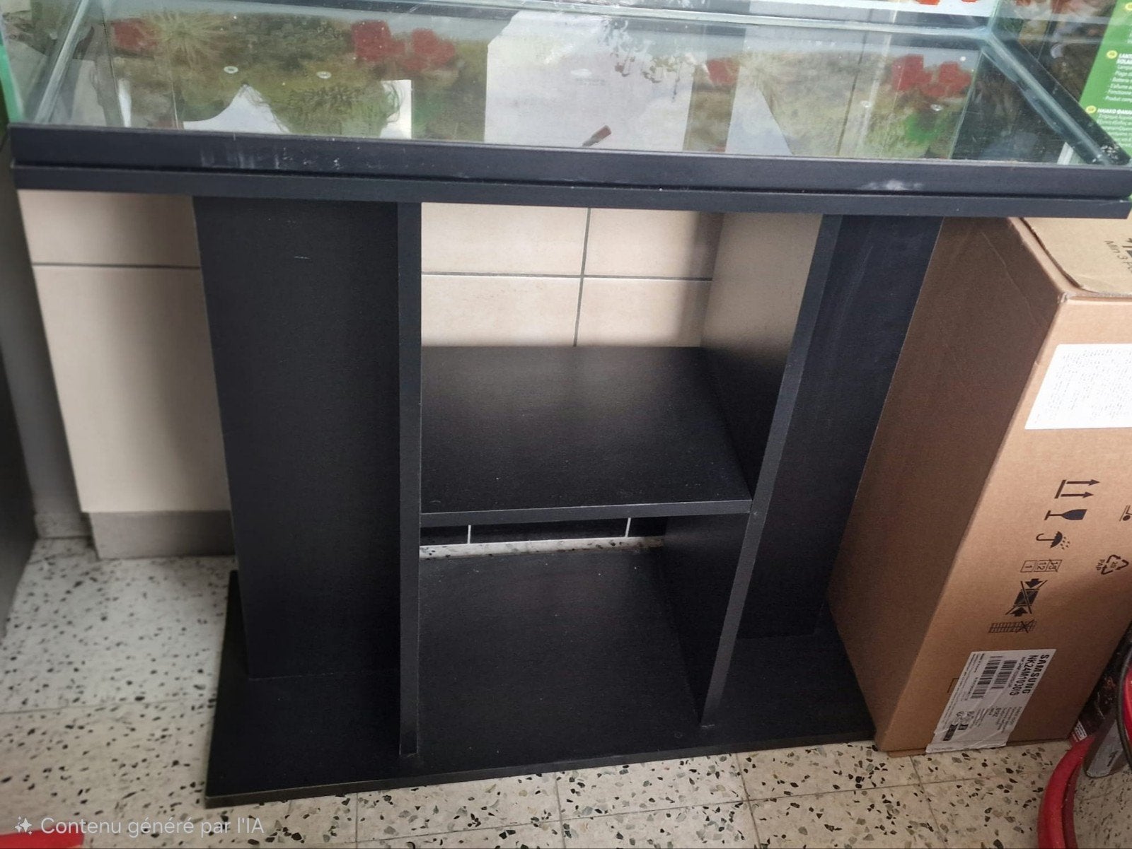 Aquarium 80L + meuble en parfait état, Enlèvement, Chauffage, Utilisé, Autres marques
