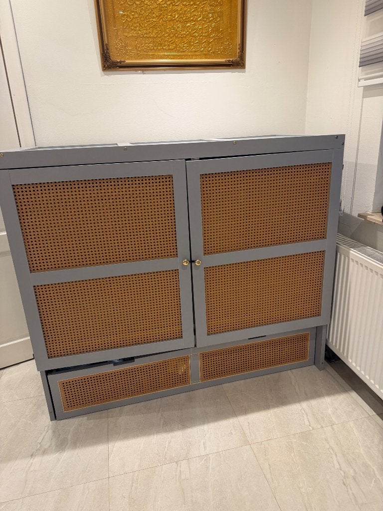 Opklapbed / kastbed 140 x 200 cm, Huis en Inrichting, Ophalen, Gebruikt, 140 cm, Twijfelaar