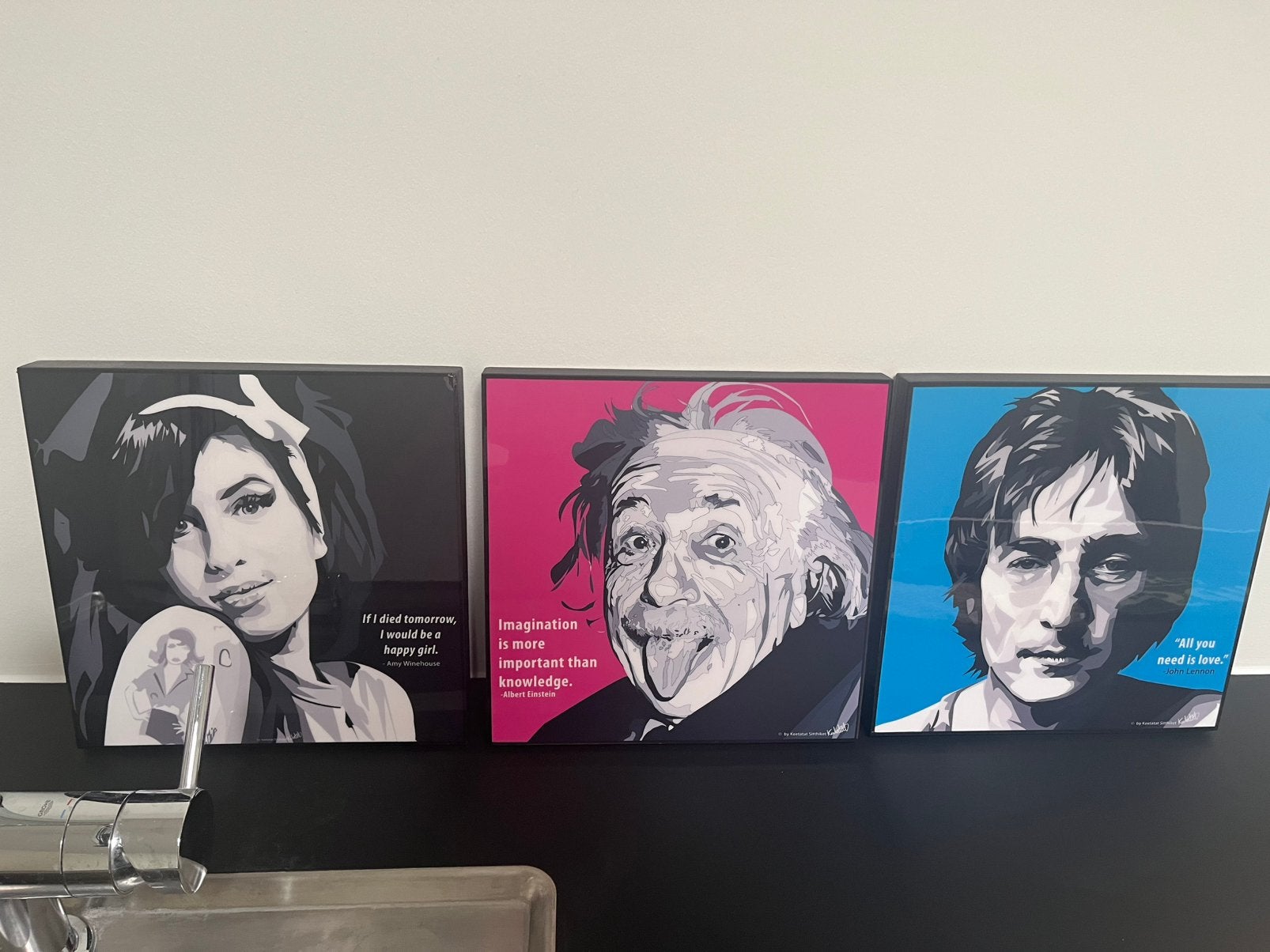 Amy Winehouse -John Lennon - Einstein, Antiek en Kunst, Ophalen