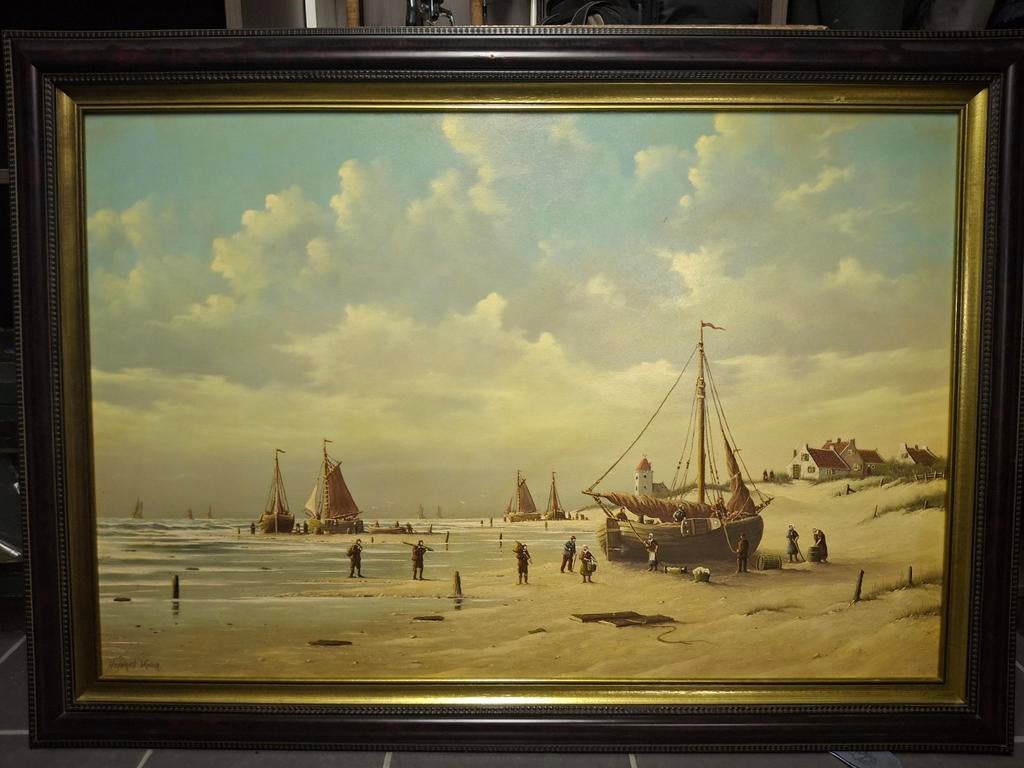 Groot schilderij Hendrick vader, Ophalen