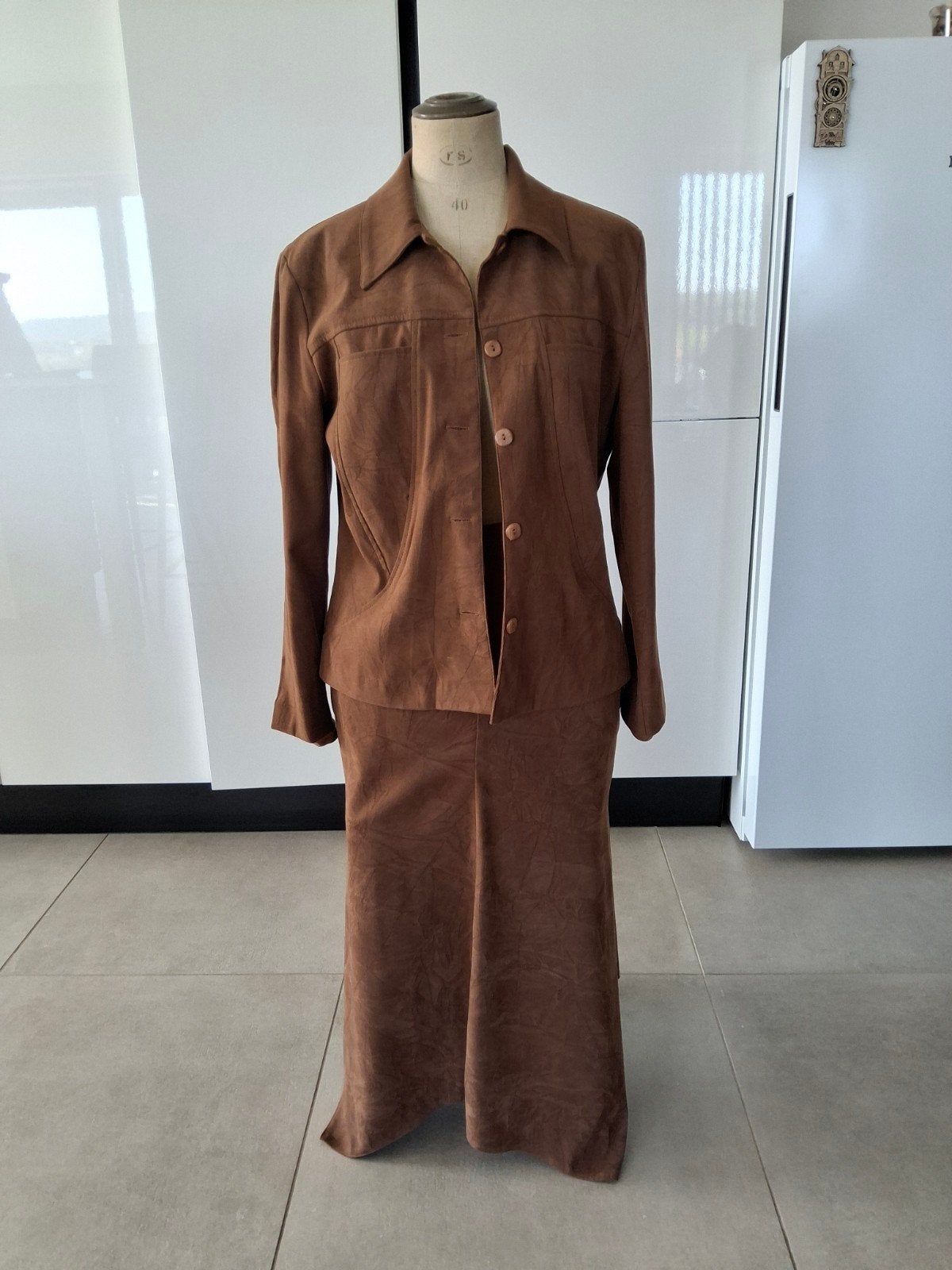 Ensemble veste  - jupe brun, Cicerone, Enlèvement ou Envoi, Comme neuf