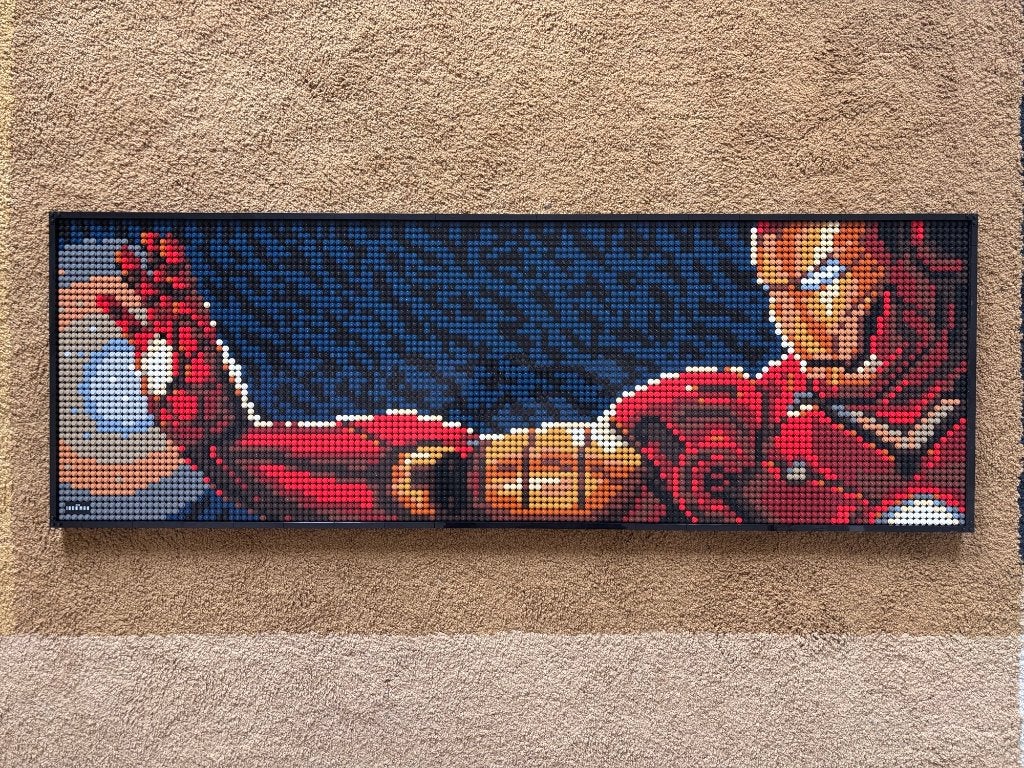 LEGO Marvel Art Iron Man 31199 (3 sets) - Gebouwd kunstwerk, Kinderen en Baby's, Ophalen, Inclusief instructies, Marvel, Lego