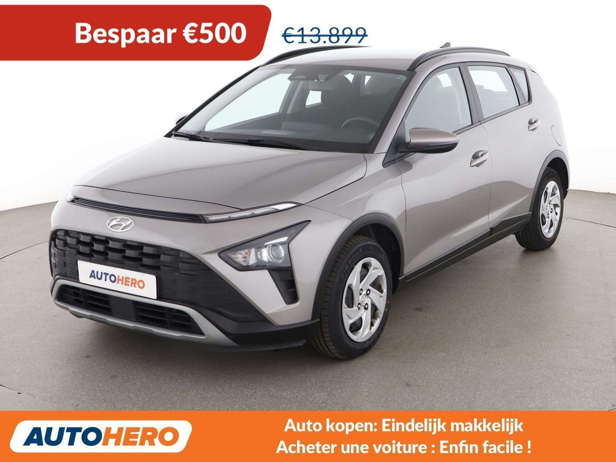Hyundai Bayon 1.0 TGDI Trend 2WD (bj 2022), Auto's, Voorwielaandrijving, Stof, Gebruikt, Overige brandstoffen