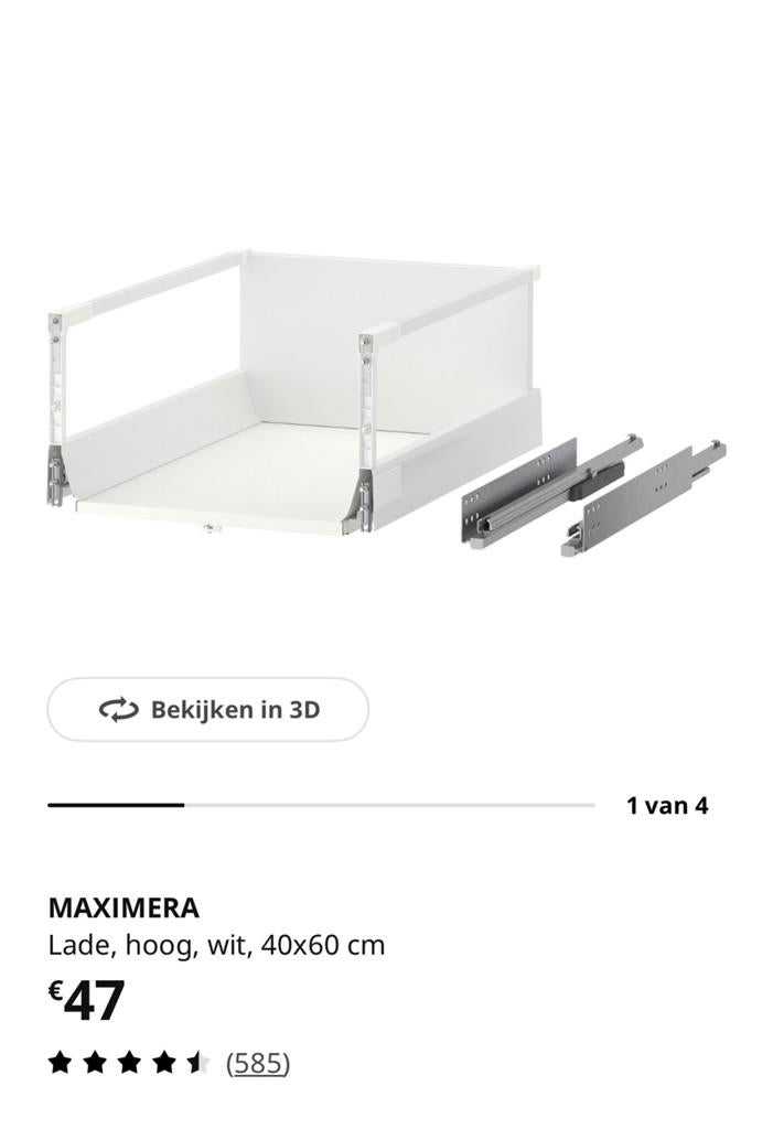 Lade Ikea 40x60, Ophalen