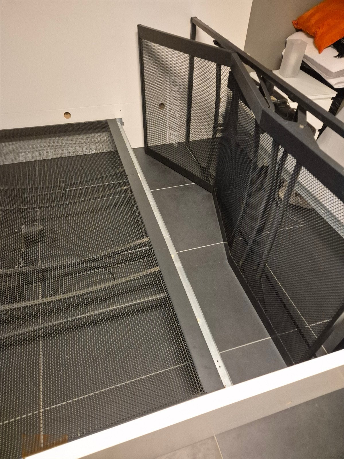 bed 180x200 en auping bodem + matrassen, Ophalen, Gebruikt