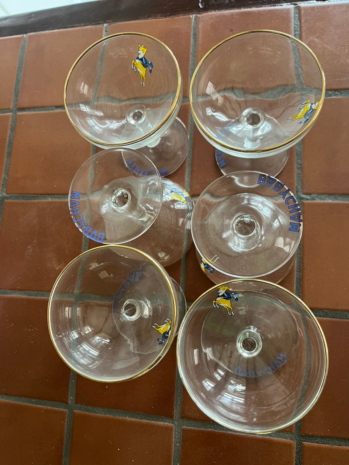 Babycham glazen, Enlèvement, Comme neuf