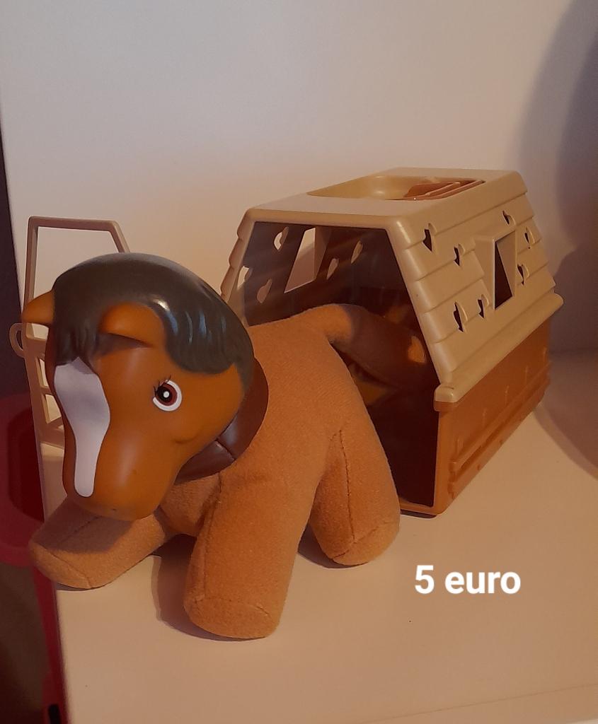 speelgoed paard met reismand, Ophalen of Verzenden, Gebruikt, Paard