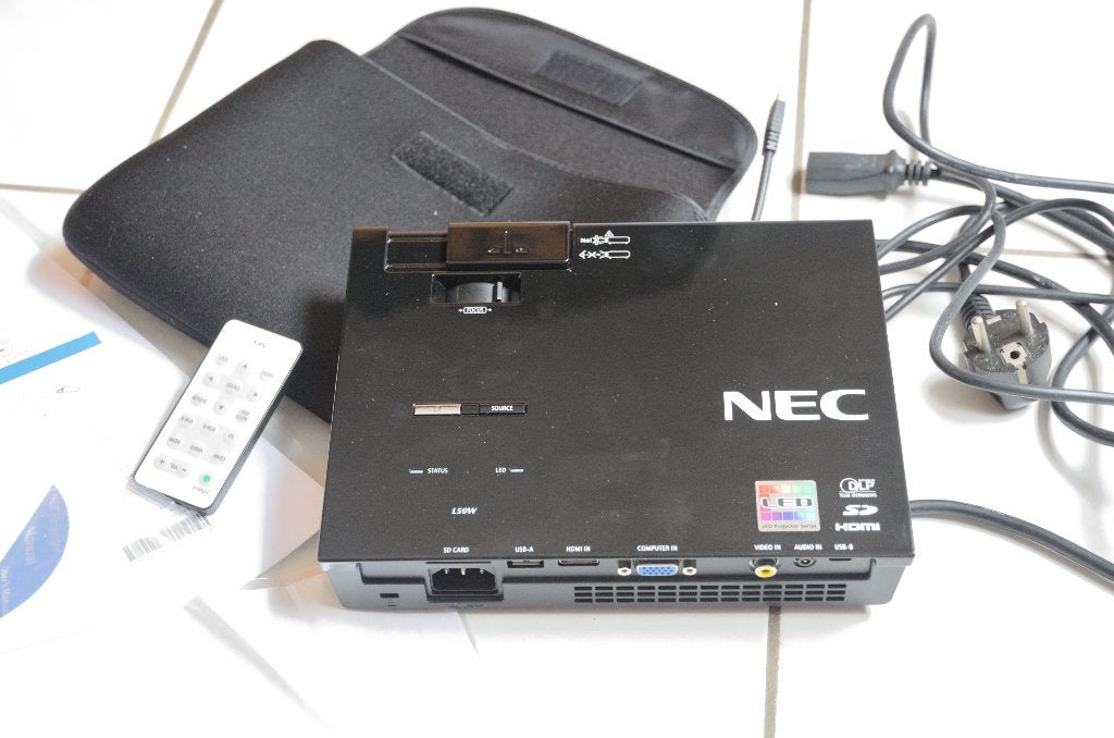 NEC NP L50W draagbare projector, Ophalen, Zo goed als nieuw, DLP