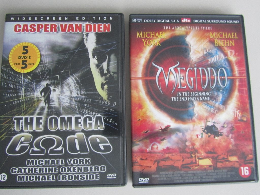 2 DVDS THE OMEGA CODE & MEGIDDO (Actie/Horror/Fantasy), Cd's en Dvd's, Nederlands, Actiethriller, Ophalen of Verzenden, Vanaf 12 jaar