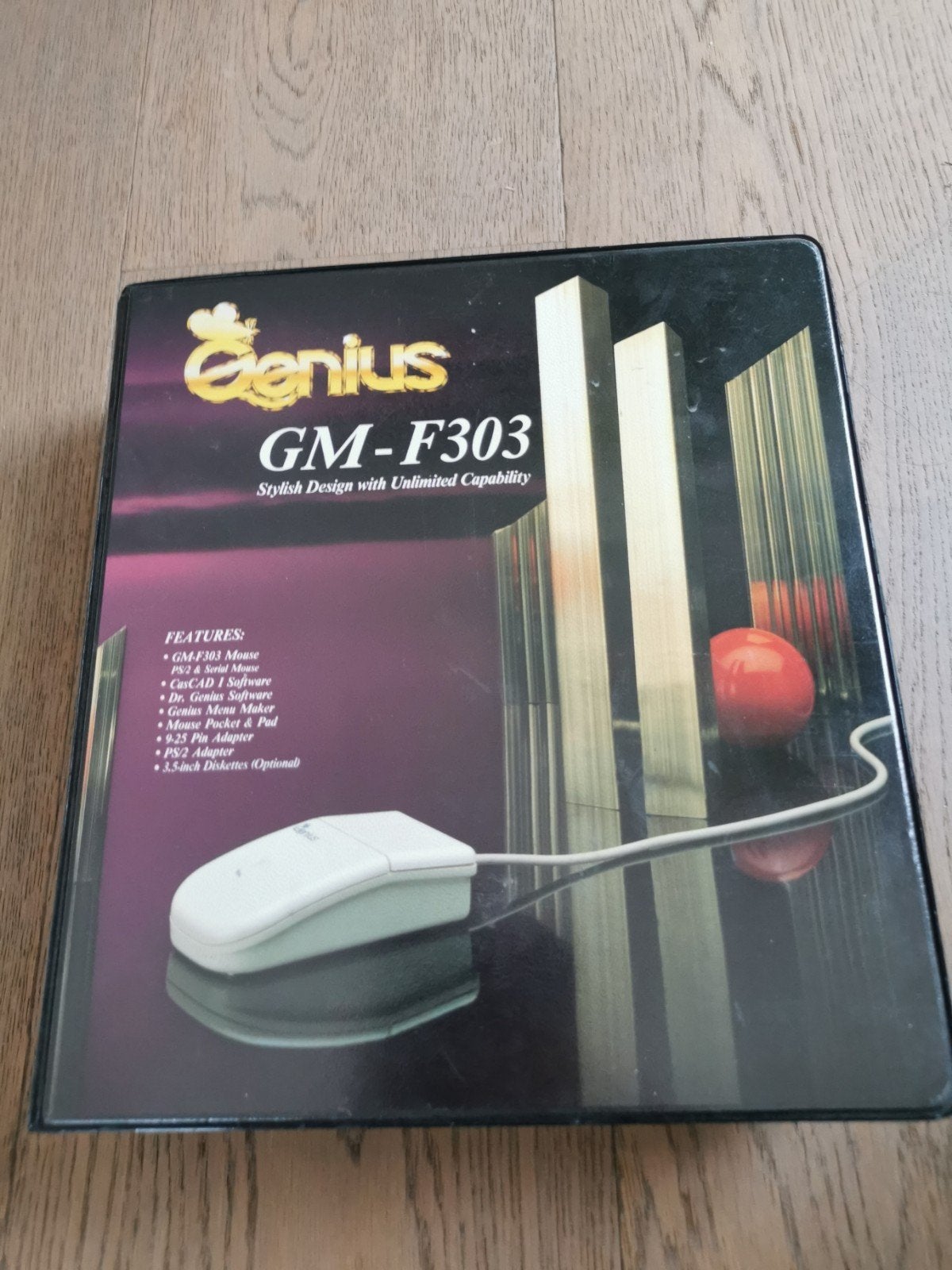 Genius GM-F303 muis volledig compleet in nieuwstaat, Informatique & Logiciels, Enlèvement ou Envoi, Comme neuf, Filaire, Souris