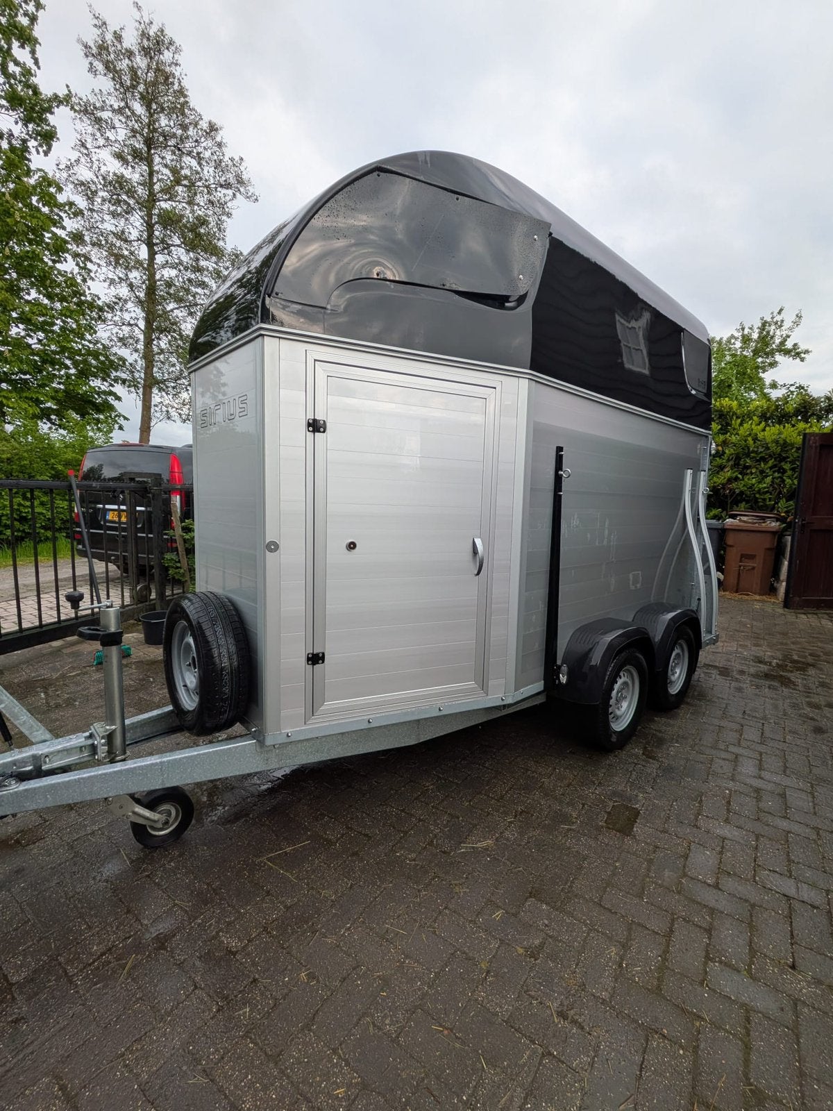 1,5 paards paardentrailer, sirius s45, Dieren en Toebehoren, Ophalen, Zo goed als nieuw, Aluminium, 1½-paards trailer