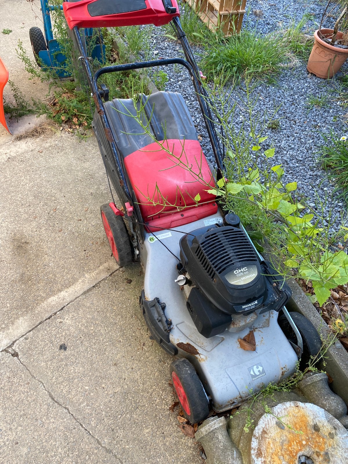 Tondeuse Honda pour piece ou réparation, Jardin & Terrasse, Enlèvement, Utilisé, Tondeuses à gazon à essence