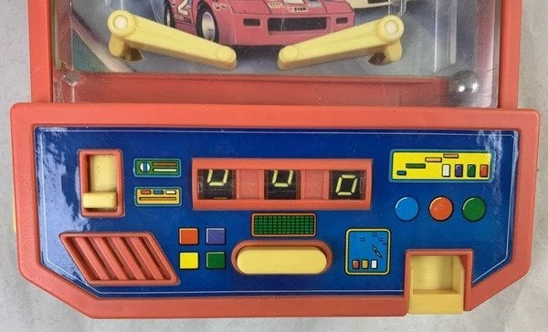 Vintage Soma Mach V1 Flipperkast Elektronisch Race Spel 1992, Overige merken, Verzenden, Elektronisch, Zo goed als nieuw