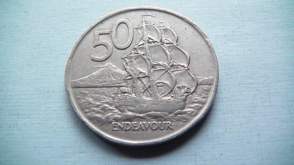 new zealand 50 cents 1967, Enlèvement