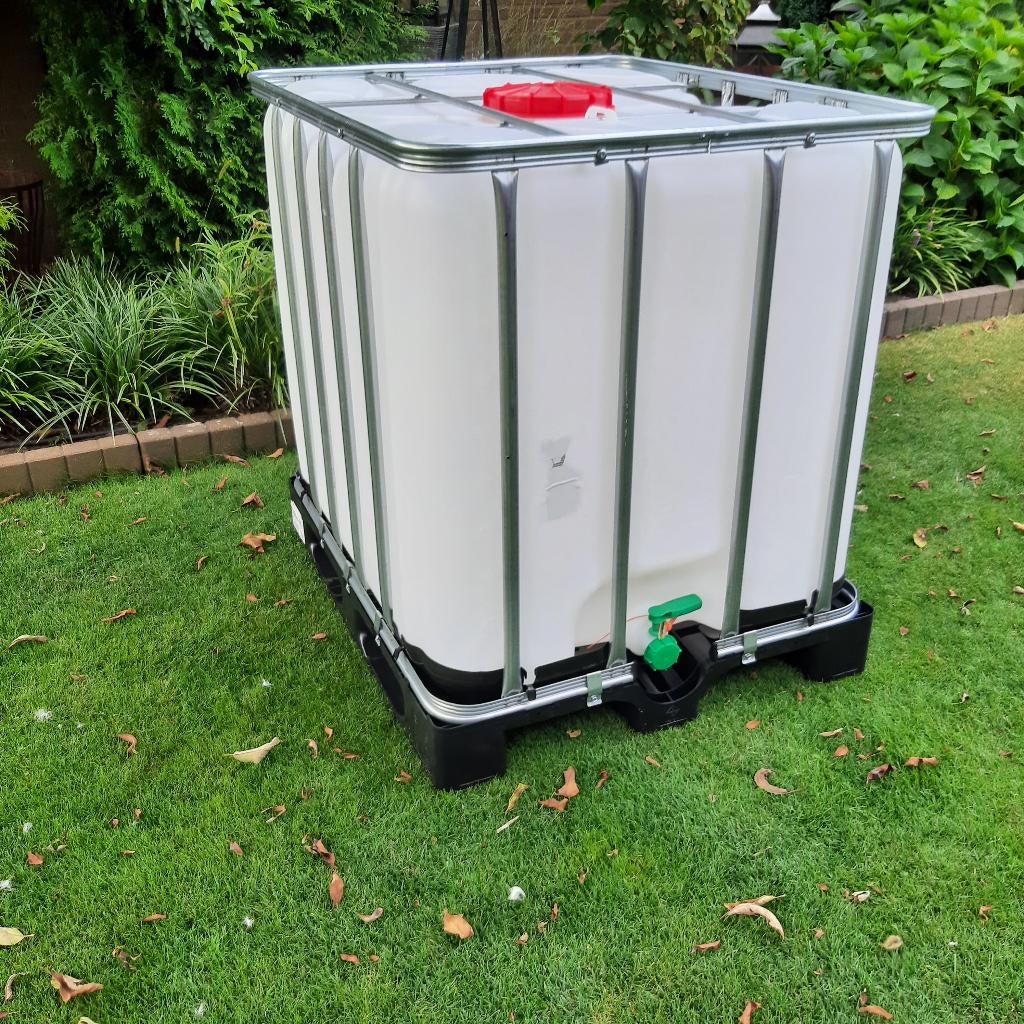 ibc containers, Ophalen, Zo goed als nieuw, Kunststof, Met kraantje