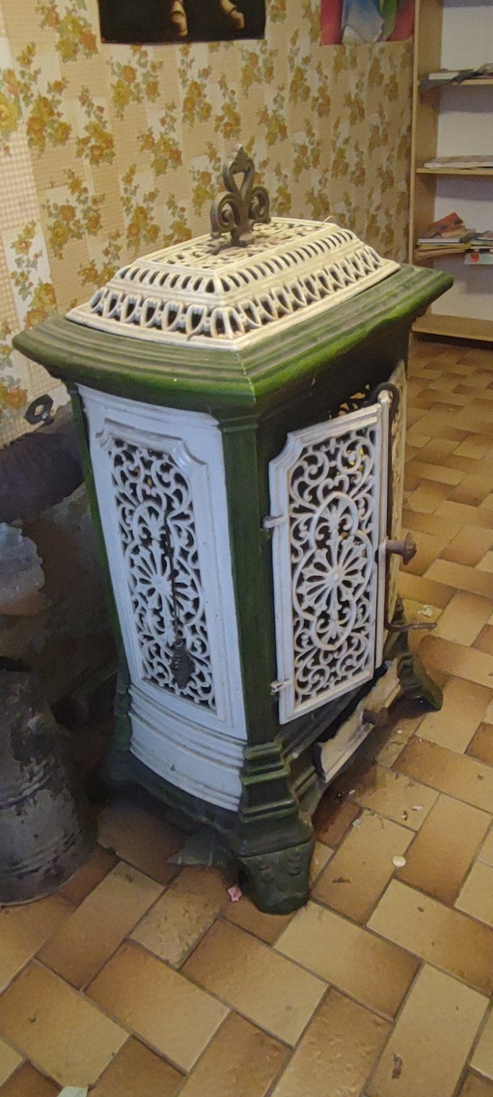 Poêle en fonte de 1 m / +- 50 cm, Enlèvement, Utilisé, Bois, Poêle à bois