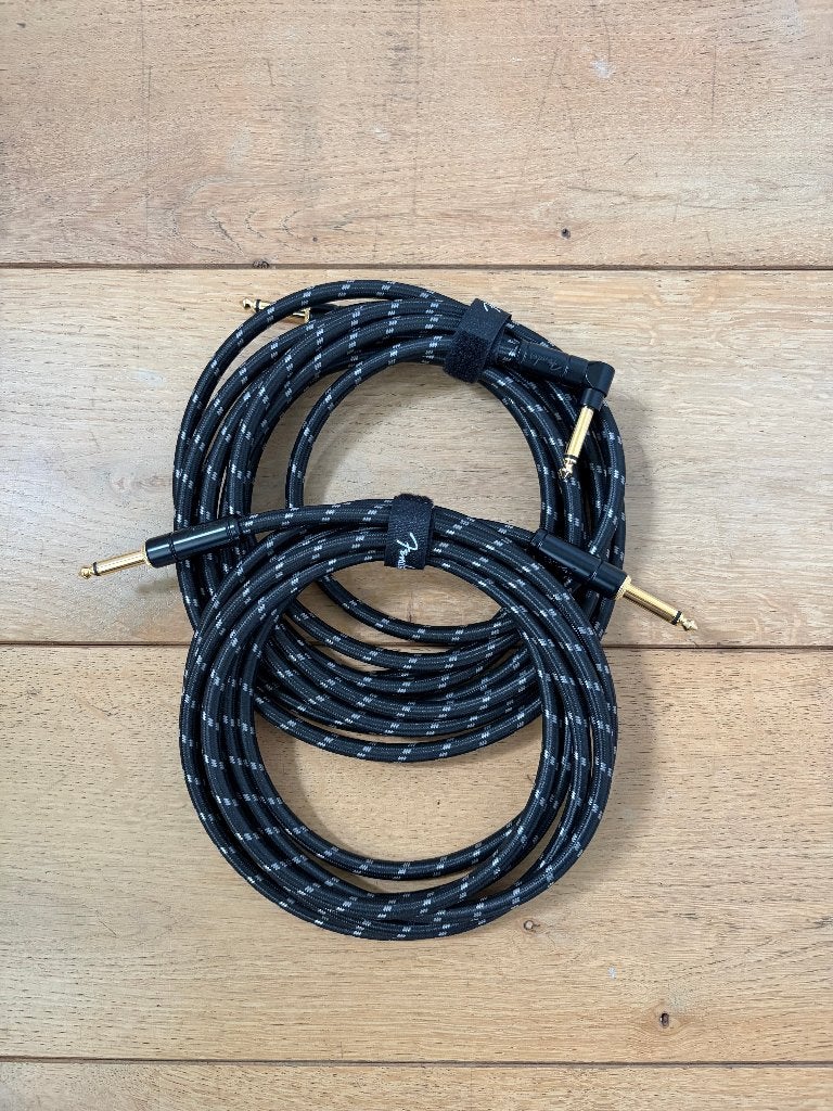 Fender Deluxe Cable 3m Tweed B - câble, TV, Hi-fi & Vidéo, Enlèvement ou Envoi, Comme neuf, 2 à 5 mètres, Autres câbles