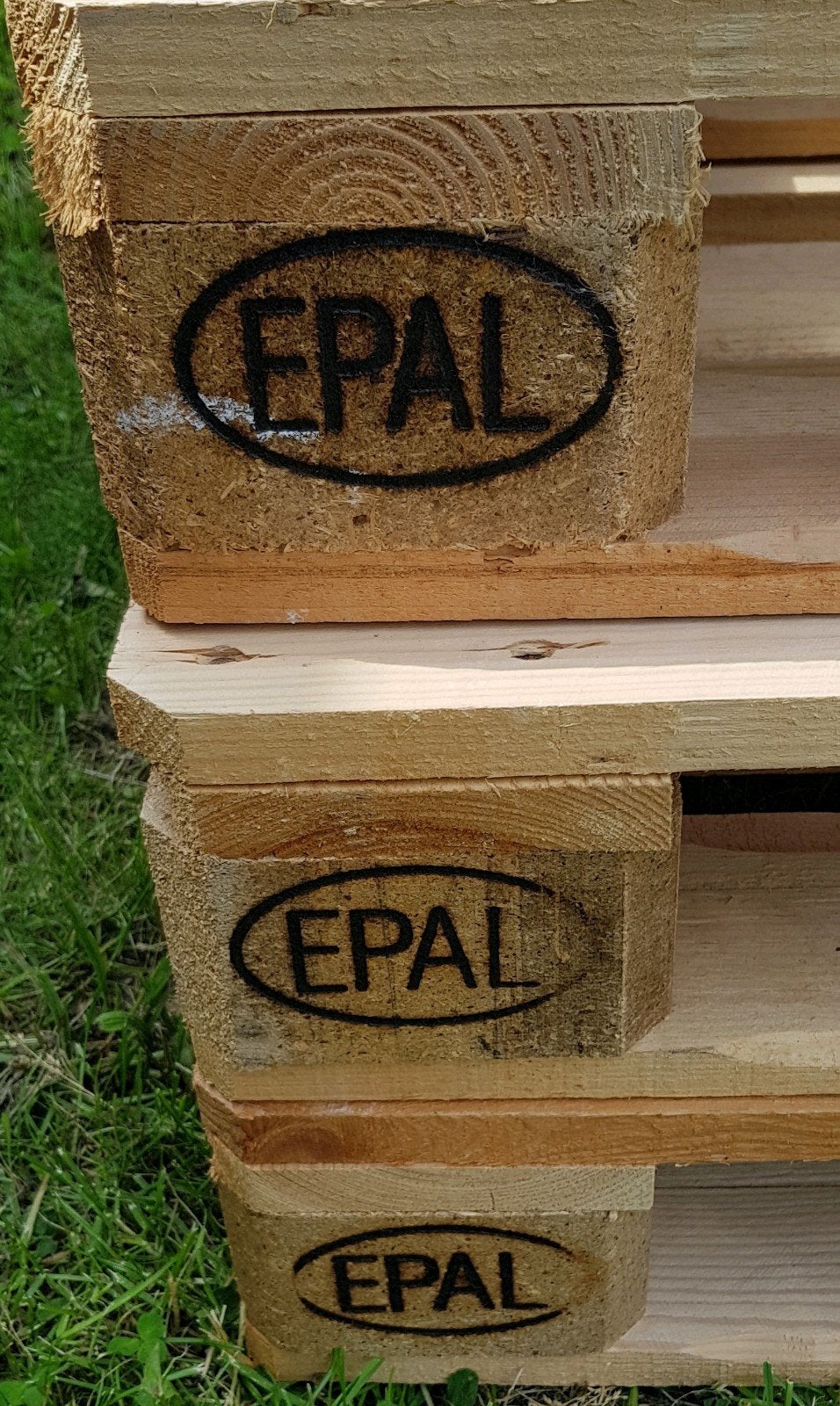 Nieuwe euro pallets ( 5 stuks). Lounge-zitbanken., Doe-het-zelf en Bouw, Hout en Planken, Ophalen, Grenen, Nieuw, 50 mm of meer
