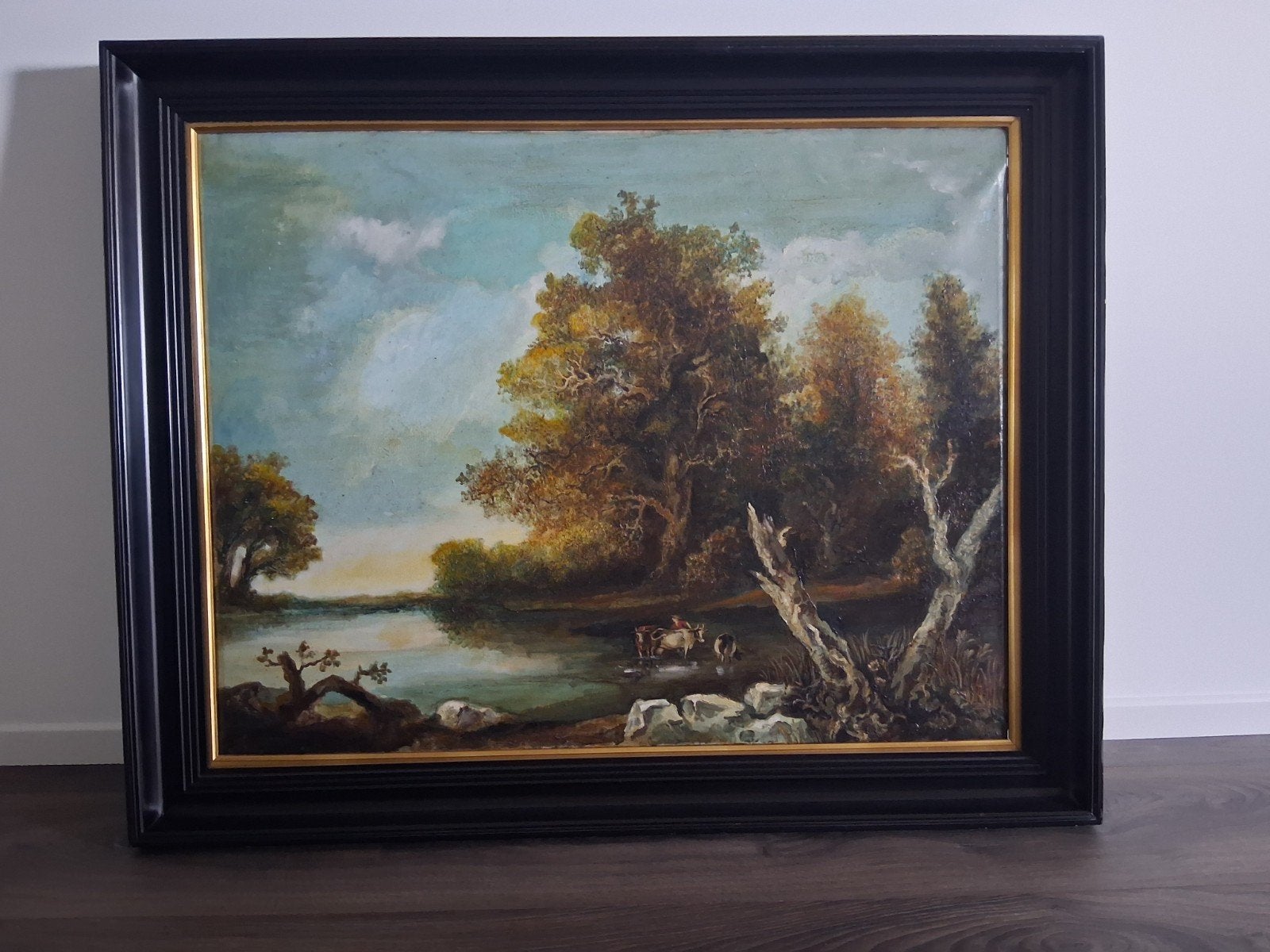 Landscapsschilderij, Ophalen