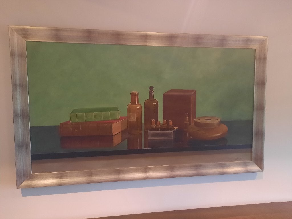 schilderij, Antiek en Kunst, Ophalen, Doek, Stilleven, Olieverf
