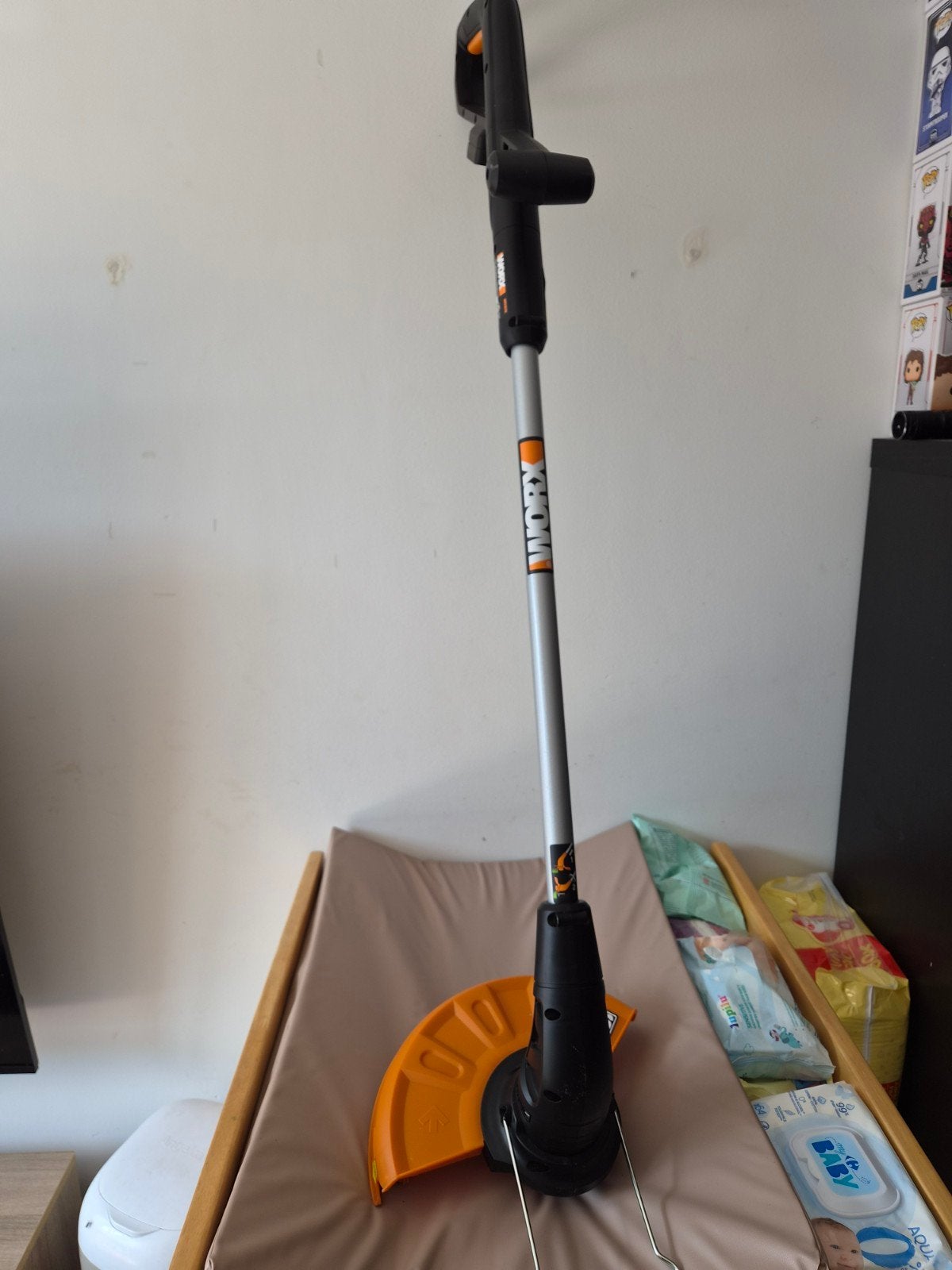 Worx grastrimmer, Enlèvement