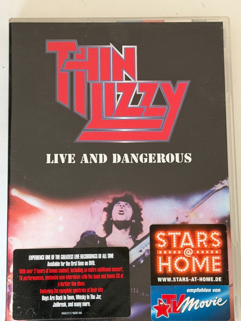 Thin Lizzy – Live And Dangerous (DVD + Bonus Live CD), Alle leeftijden, Ophalen of Verzenden, Gebruikt, Concert