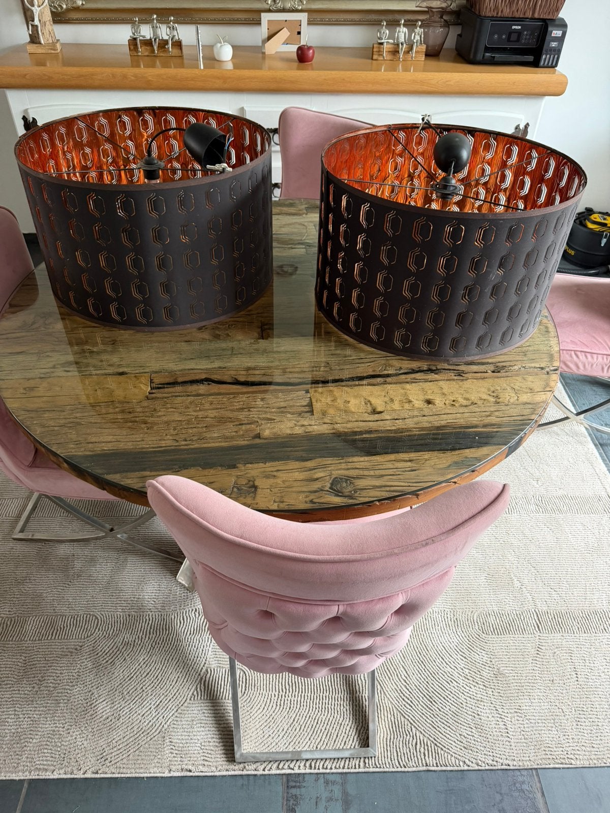 Lampe, Jardin & Terrasse, Bacs à fleurs & Jardinières, Enlèvement, Comme neuf