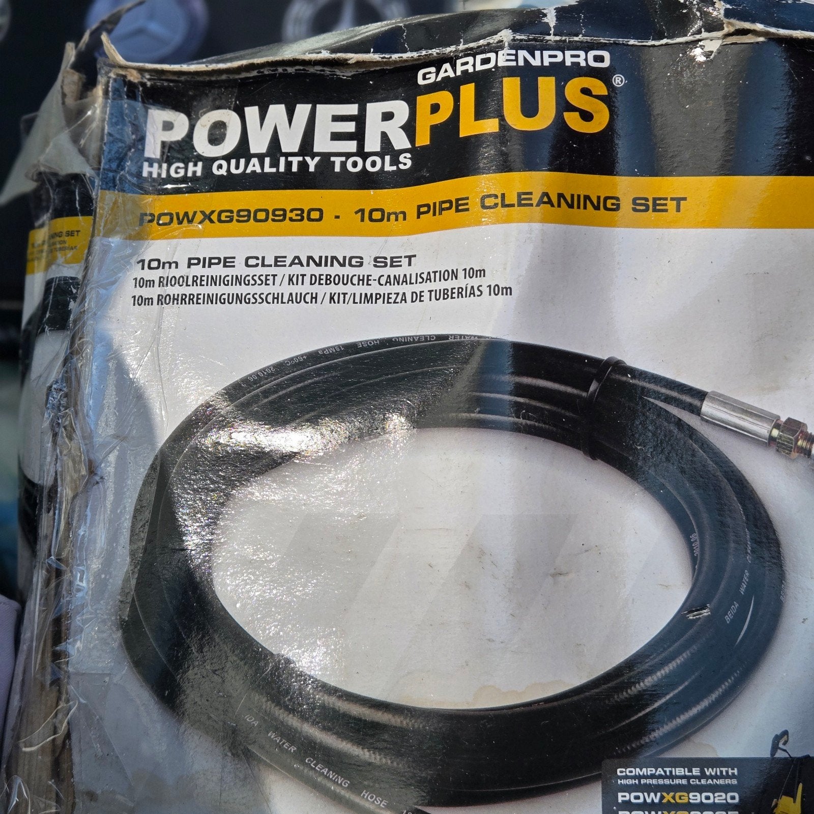 power plus, Enlèvement, Jeu d'outils
