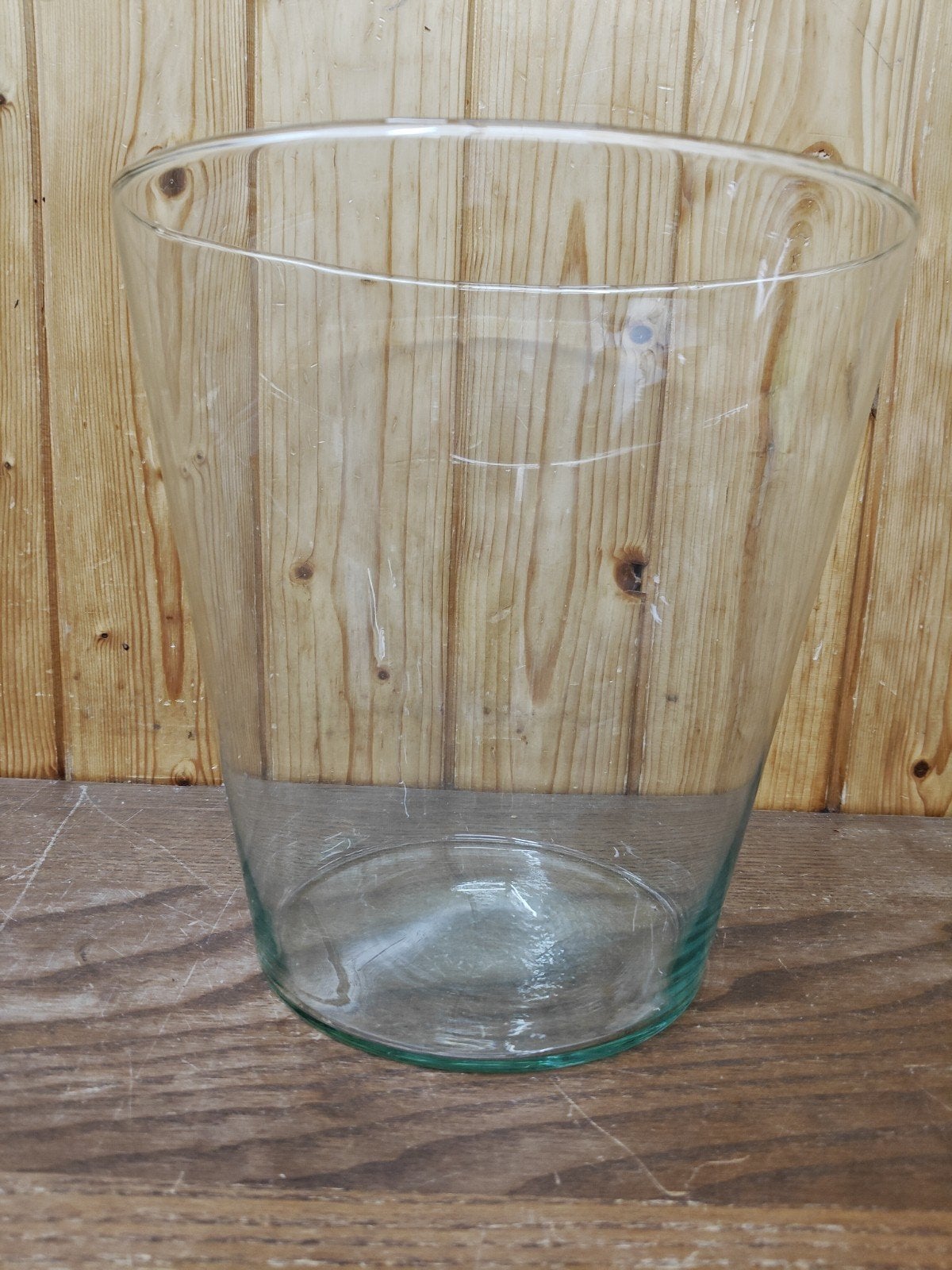 Grote vaas of windlicht, Ophalen, Zo goed als nieuw, Geschikt voor droogbloemen, Glas