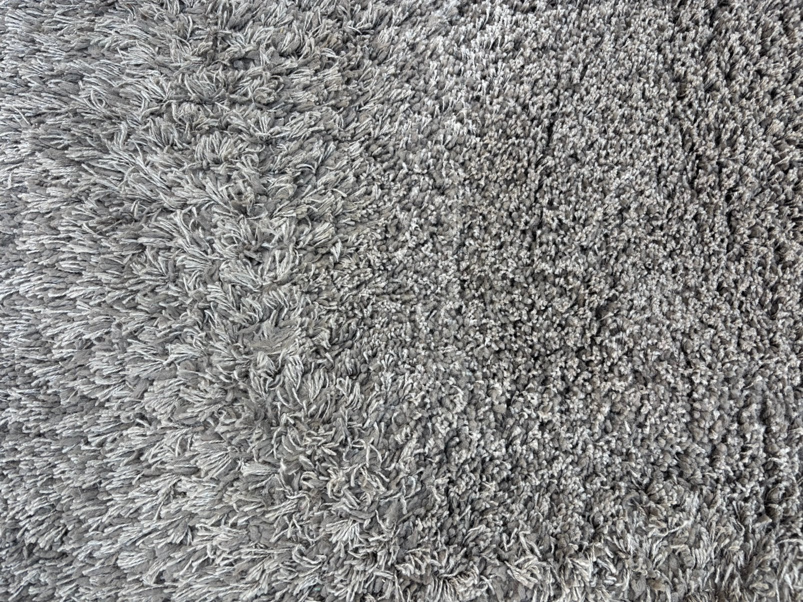 Tapijt greige hoogpolig 230x160, Ophalen, Gebruikt, Bruin, Landelijk/modern