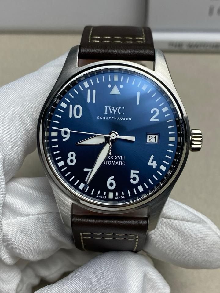 Superbe IWC, Handtassen en Accessoires, Horloges | Heren, Leer, Staal, Polshorloge, Nieuw