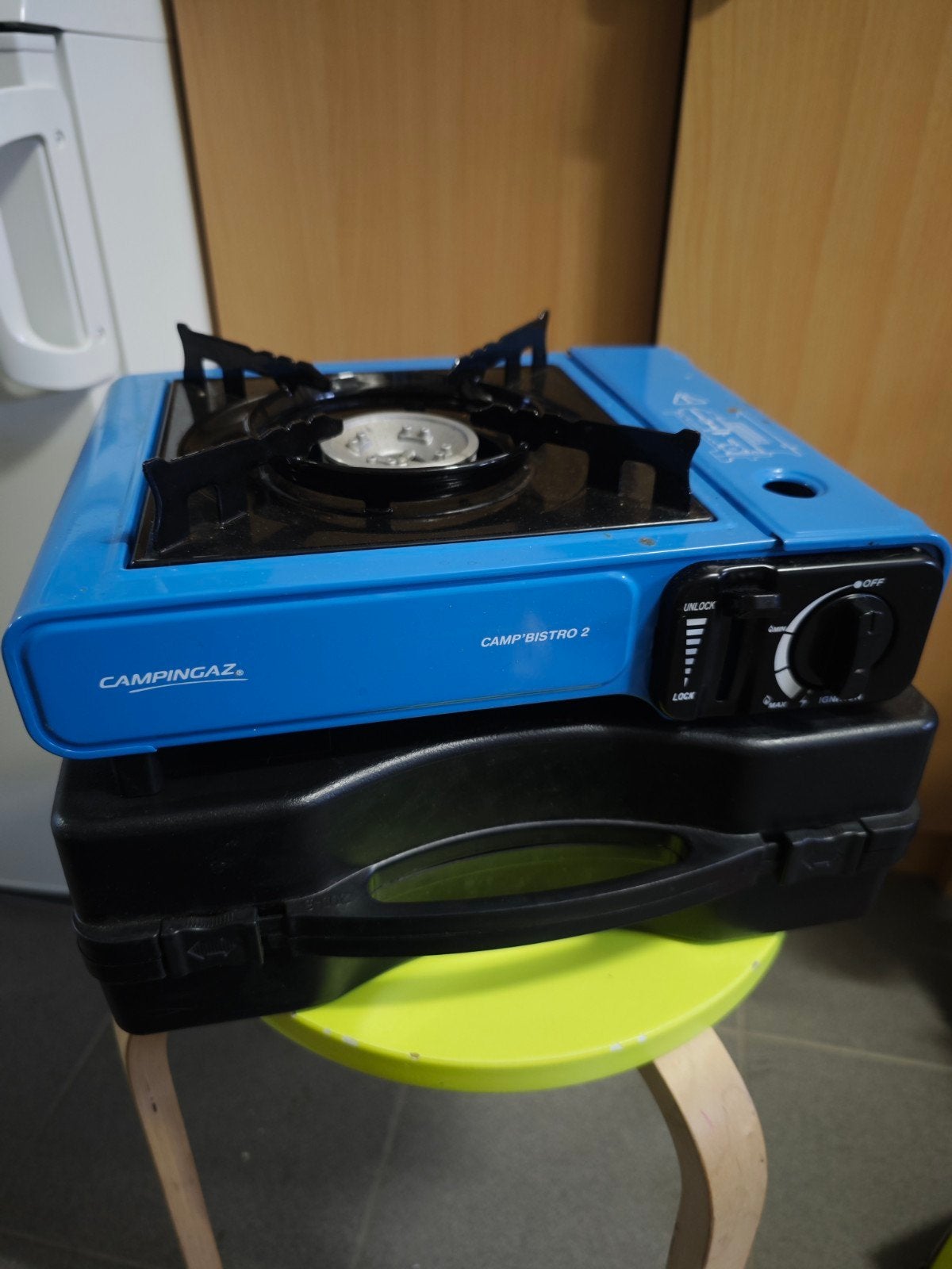 campinggaz kooktoestel, Enlèvement
