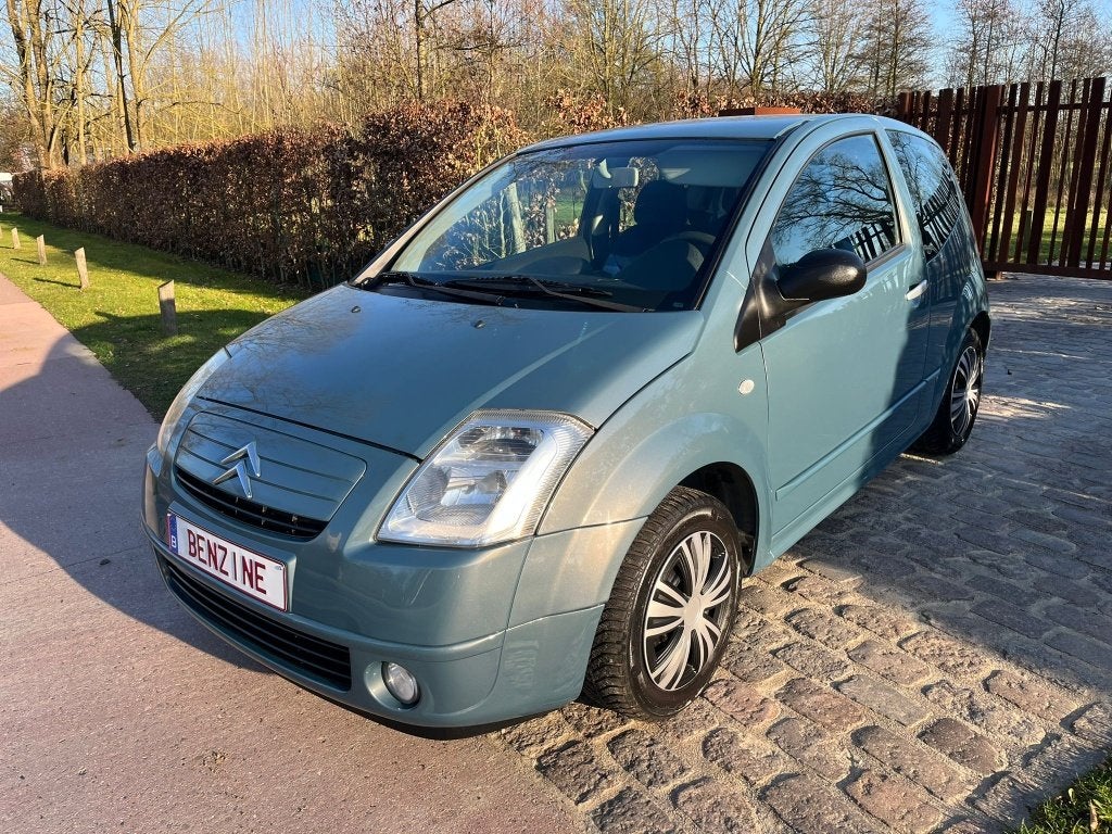 Citroën C2 1.4i / 193.454 km / benzine, Autos, Argent ou Gris, Achat, Entreprise, Boîte manuelle