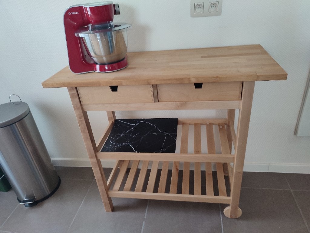 Keuken trolley ikea, Neuf, 25 à 50 cm, Moins de 100 cm, Brun